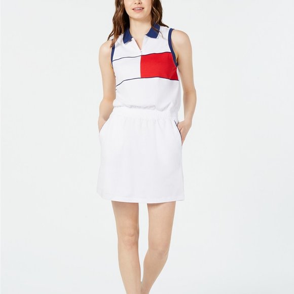 Tommy Hilfiger Sport Dresses & Skirts - Tommy Hilfiger Sport  Colorblocked Polo Dress - L